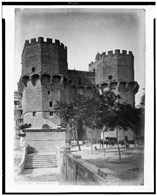 Laurent, J. Fourteenth Century City Gate, Valencia, Spain